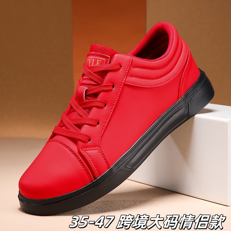 Кроссовки больших размеров для пар, 35-47, новые, низкие, универсальные, модные, повседневные, для улицы, 2025 года.
