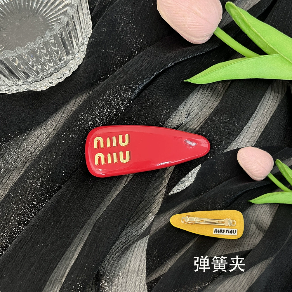 Miumiu, модная заколка для волос, универсальные шпильки, шпилька