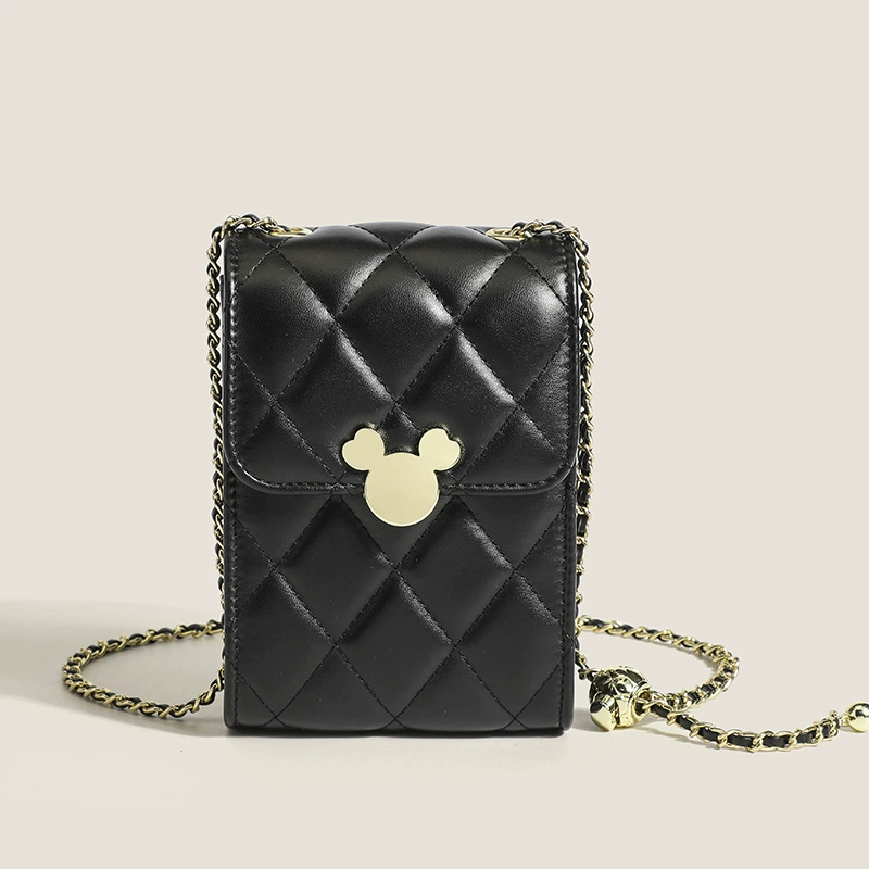 Стильная сумка на плечо, цепь, маленькая сумка, городской стиль, стиль Chanel, цепочная сумка, премиум