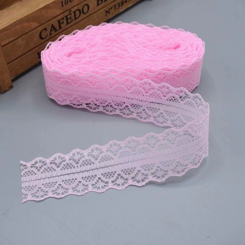 Lace Trim Model 1658-2, Polyester, 3 cm Width, 400 yd Roll, 30 Colors