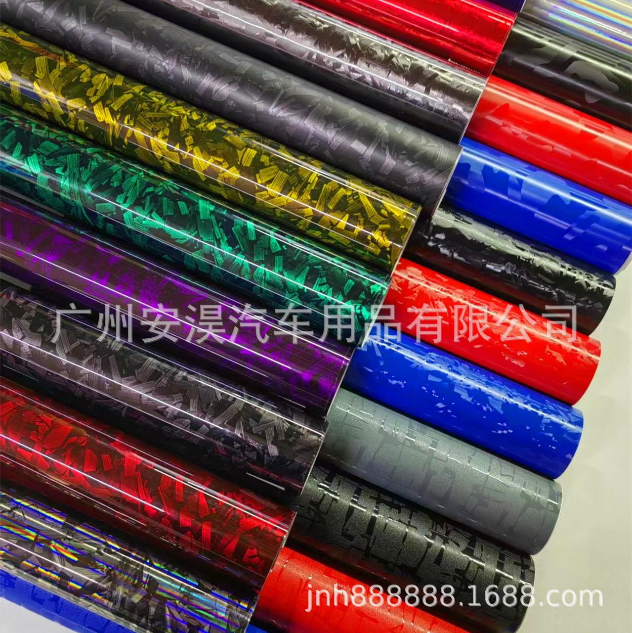 Forged carbon fiber car color change film black 3D carbon fiber rearview mirror body interior and exterior decoration color change sticker protective film