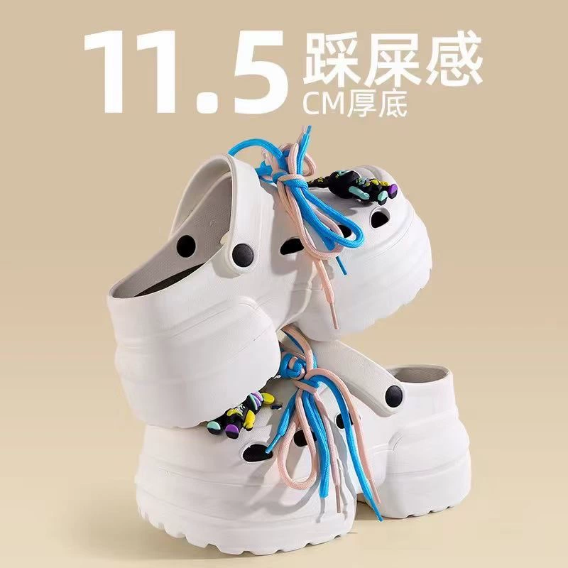 Обувь с дырочкой 2025 новый EVA толстое дно увеличивается