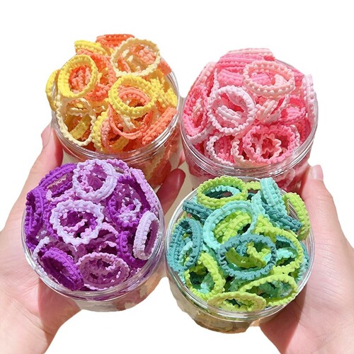 Hair tie for girls and babies, high-quality bucket-style hair accessories, gentle on hair, suitable for children and babies.