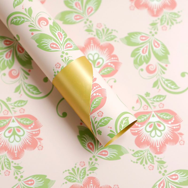 Huaxi Yiyin flor serie de flores estilo coreano ramo de flores papel de embalaje florista transfronteriza ramo de flores papel de embalaje comercio exterior al por mayor