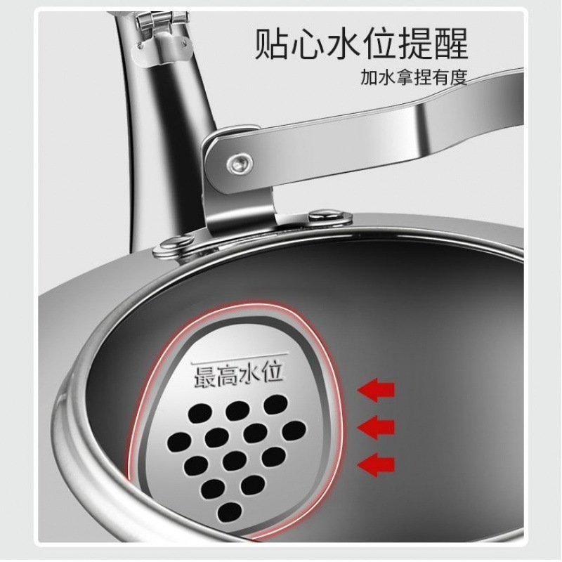 316 ステンレス鋼家庭用ケトル大容量ホイッスルティーポットガス耐久性のあるガス電磁調理器 304 巨大な厚さ|undefined