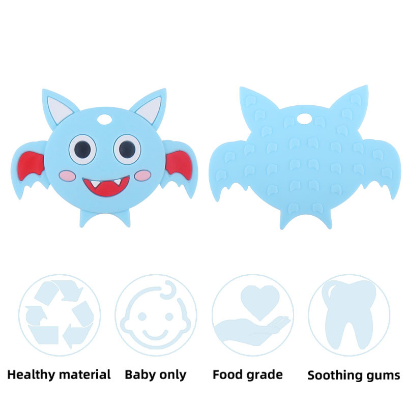 Bebé suministros de dibujos animados animal bat molar teether bebé juguetes creativos teether Amazon AliExpress nuevo