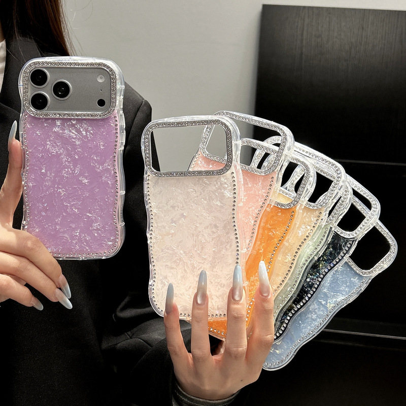 Suitable for Iphone18Promax Mobile Phone Case, Imd Edge-Drilled Shell Pattern, Apple 17Pro All-Inclusive Anti-Fall Protective Case Suitable for Iphone18Promax Mobile Phone Case, Imd Edge-Drilled Shell Pattern, Apple 17Pro All-Inclusive Anti-Fall Protective Case