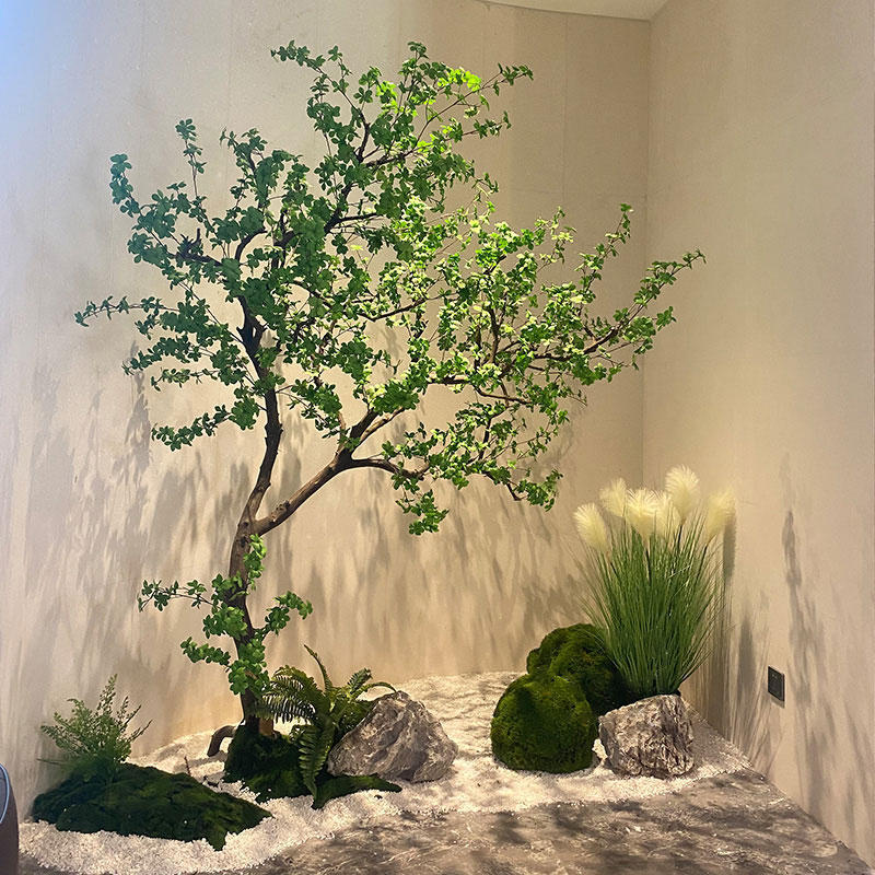 模擬ベルツリー屋内外ティールーム窓装飾フェイクツリーマズウ造園組み合わせフェイクグリーン植物風景装飾品|undefined