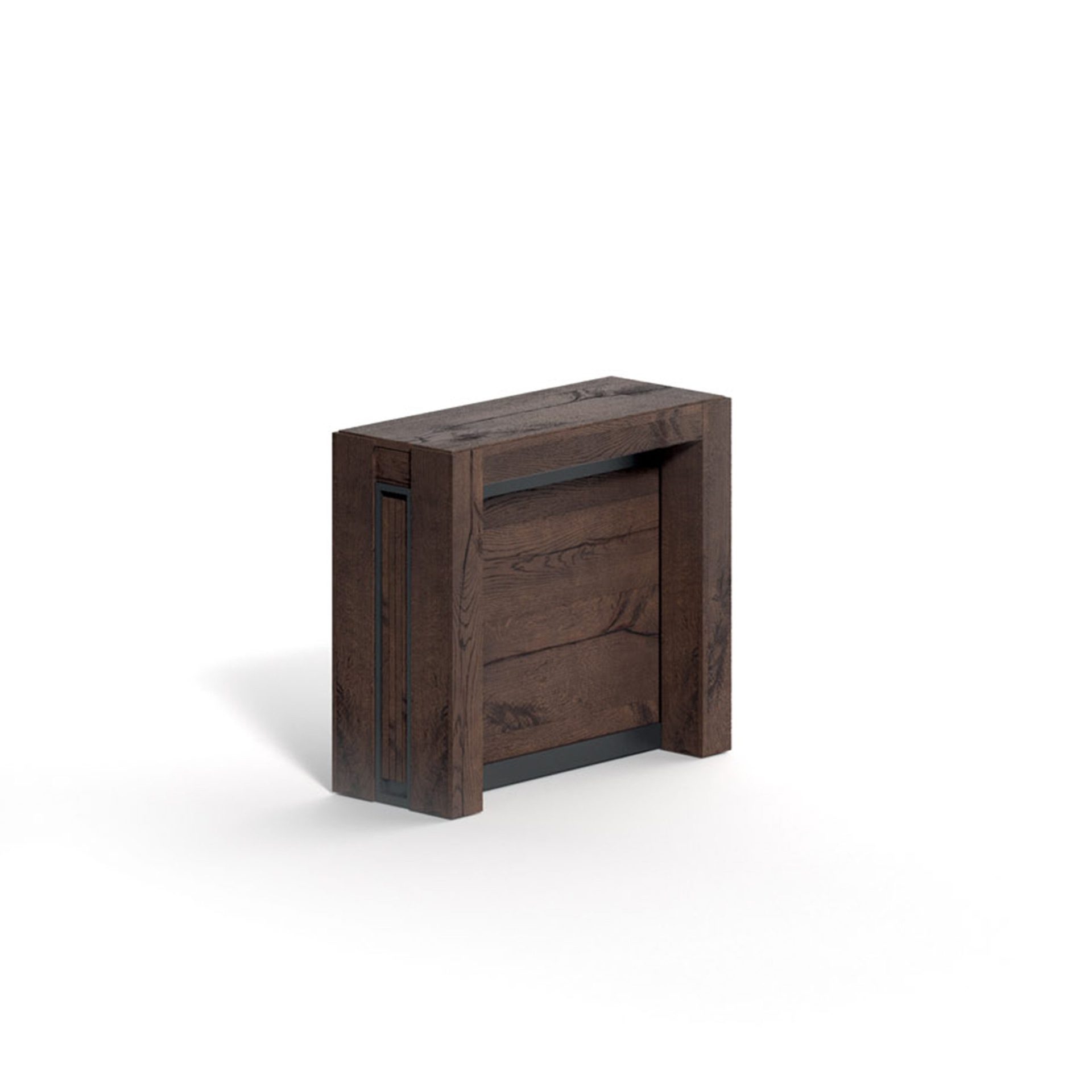 Mesa de porche de madera maciza Mesa de comedor retráctil que no ocupa espacio Mesa de comedor rectangular multifuncional para el hogar 2024 nuevo