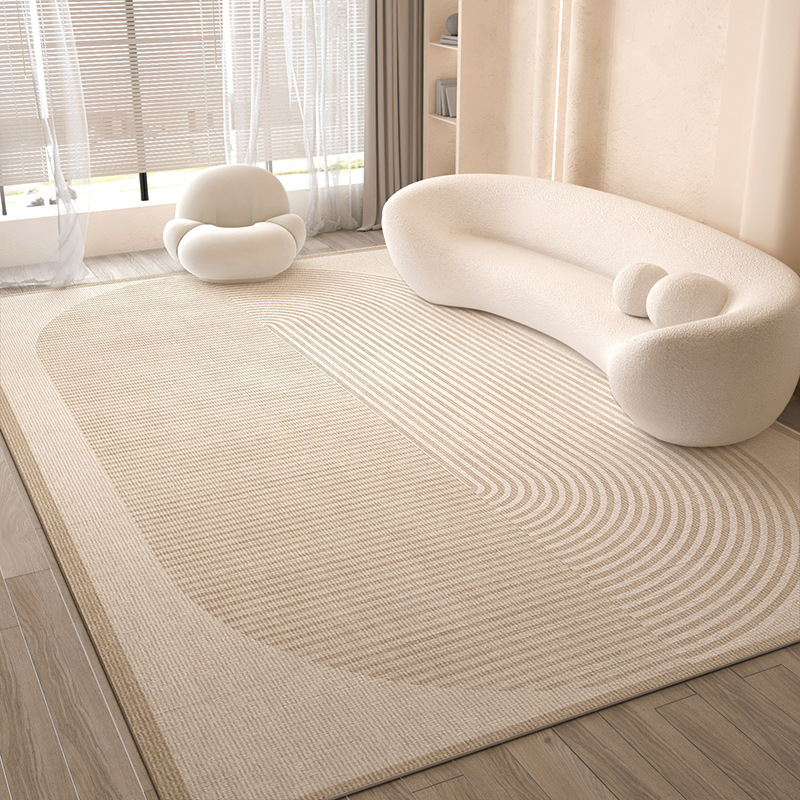 Cream-Style Carpet for Living Room, Light Luxury High-End 2026 New Model, Home Sofa Rug, Bedroom Stain-Resistant Floor Mat