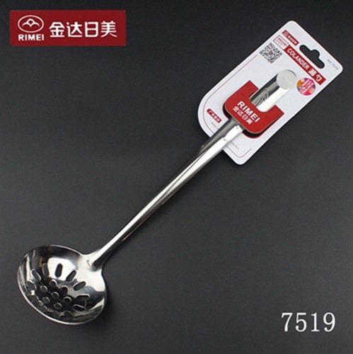 Jinda Rimei can hang 7519 stainless steel colander kitchen cooking supplies long handle soup hot pot spoon