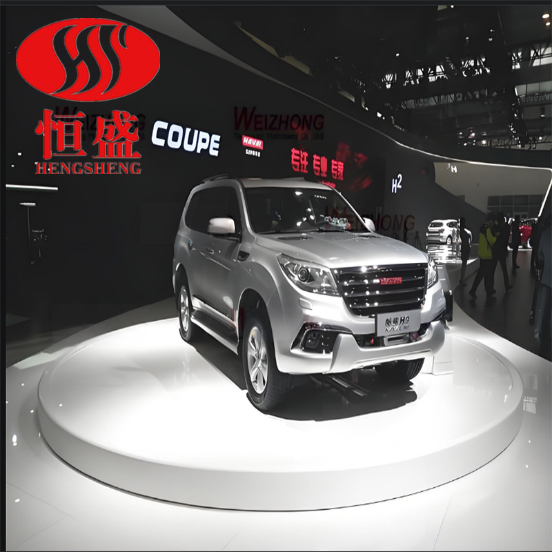 电动汽车转台展厅工业展览旋转地台车展转台展厅旋转展示台