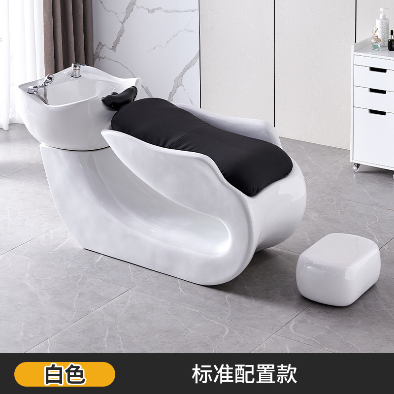 Cama de champú media mentira