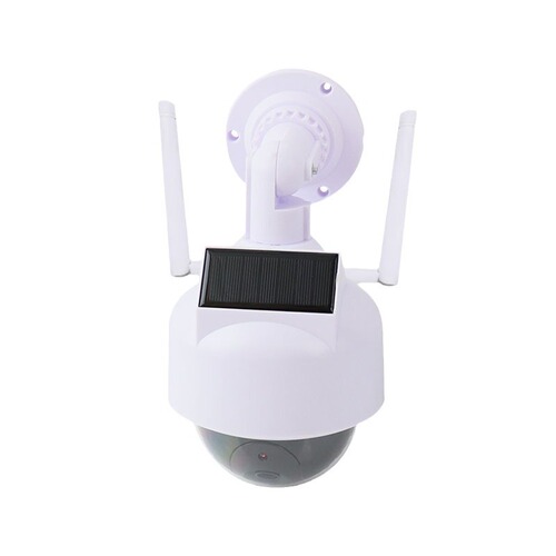 Indoor and outdoor dome simulation surveillance cameras with dual antennas and lights simulation network surveillance cameras supply