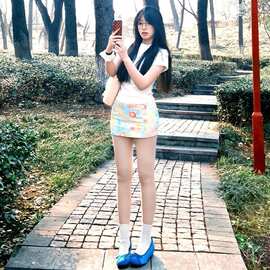 碎花短裙套装女初夏独特漂亮小裙子夏季穿搭夏日海边多巴胺绝美裙
