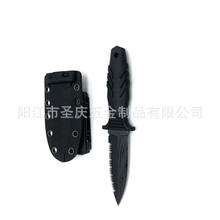 多功能潜水专用刀不锈钢水域救援刀水下作业割绳户外渔猎绑腿刀