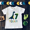 Cartoon dinosaur for boys, children's shirt, T-shirt, Birthday gift