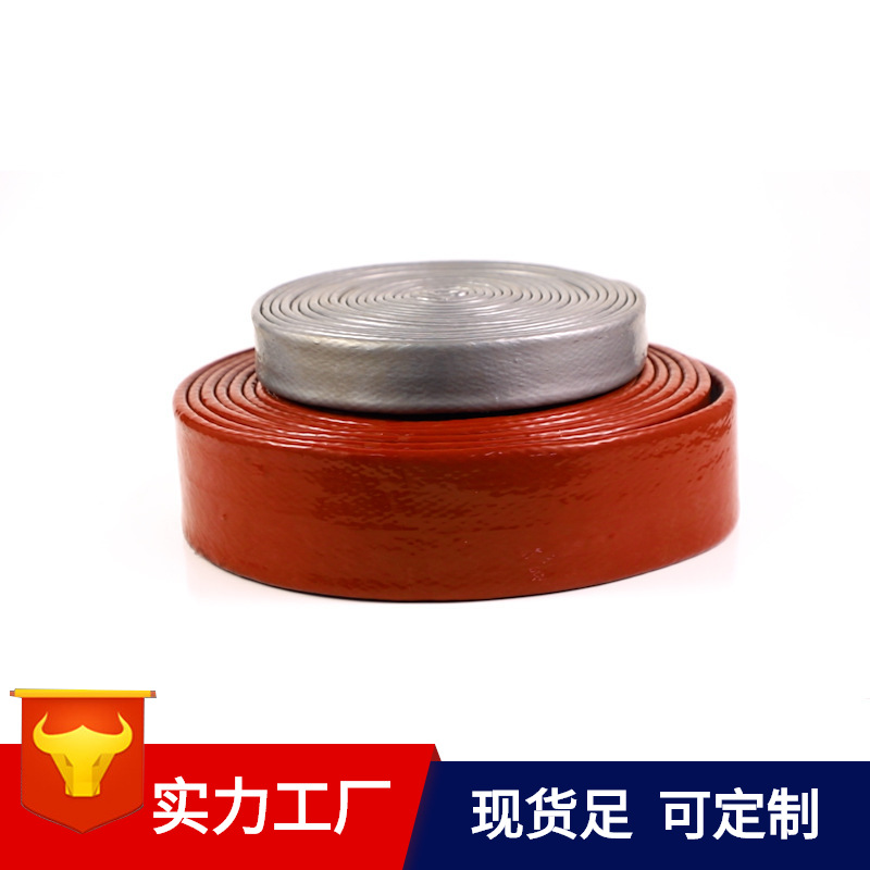 防火套管 硅橡胶绝缘管 阻燃耐高温护套 隔热保温玻璃纤维管厂家
