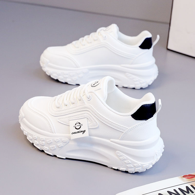 Special offer broken size thick bottom height increasing women's shoes trendy fashion all-matching sports casual shoes 2023 Autumn New clunky shoes