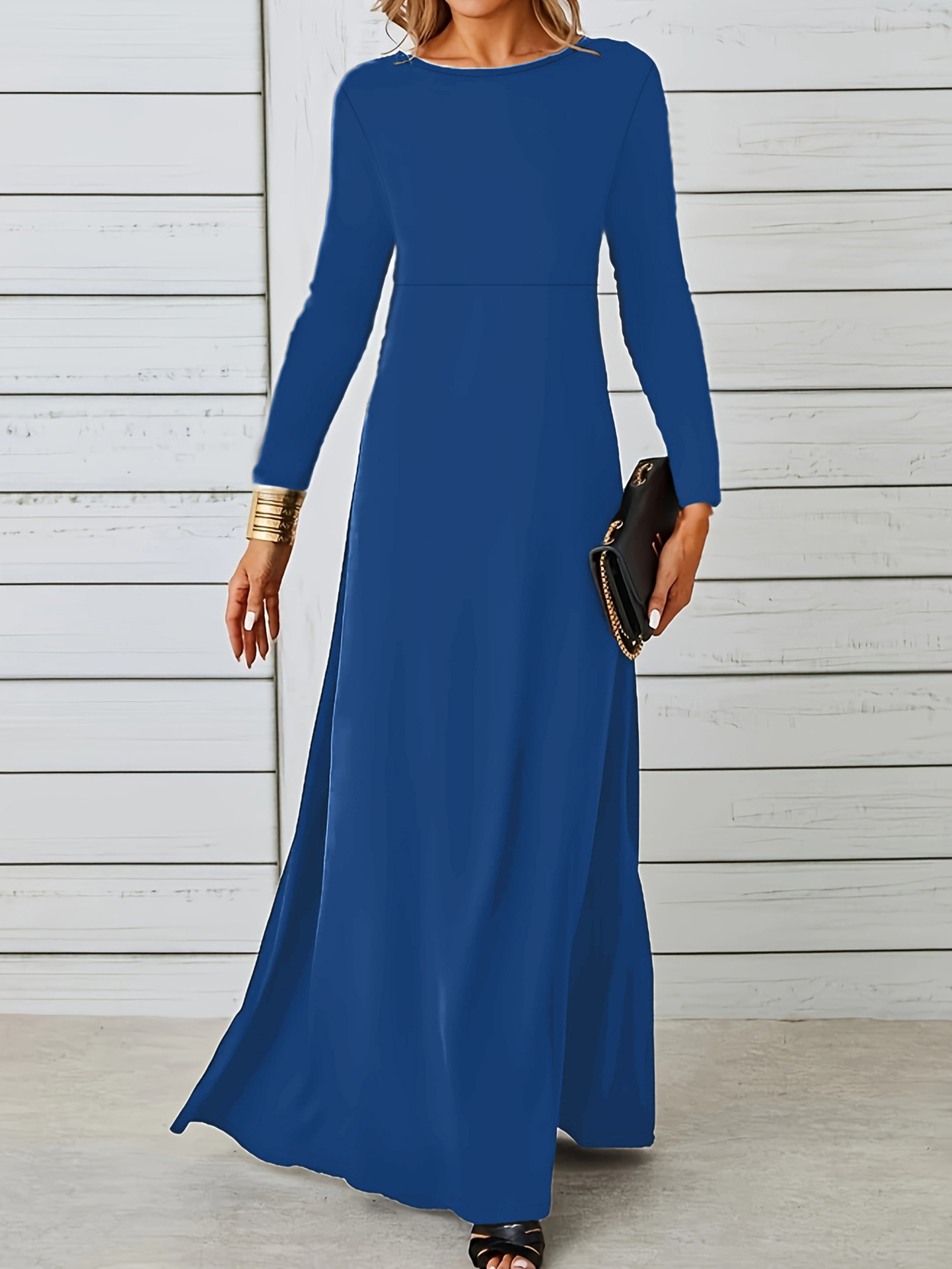 Wal Mart Spring Autumn Sexy Girls High Sense Dress Women Clothing