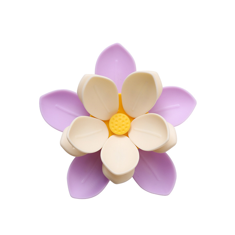 Lotus doble capa de absorción de sello magnético bolsas de embalaje de cocina doméstica a prueba de humedad nuevo creativo de alto valor de visualización pegatinas de refrigerador