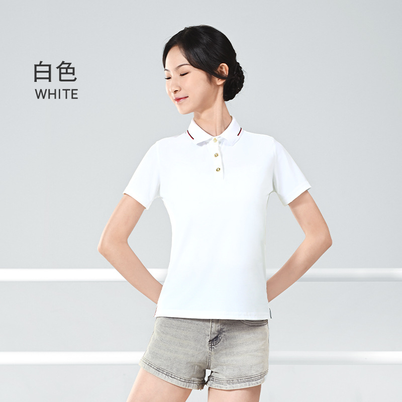 Ropa de trabajo de la empresa Publicidad camisa de polo ropa de trabajo de impresión LOGO ropa camiseta solapa manga corta Camiseta top