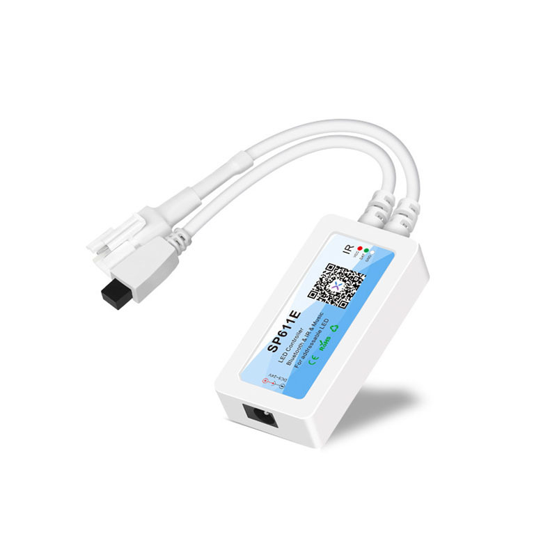Sp611e幻彩bluetooth音楽コントローラ花火灯ledコントローラ付き携帯電話appスマート調光器