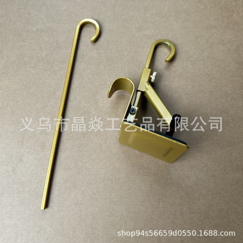 跨境新品圣诞节金属悬挂袜子支架挂钩壁炉架挂钩金属铁艺|undefined