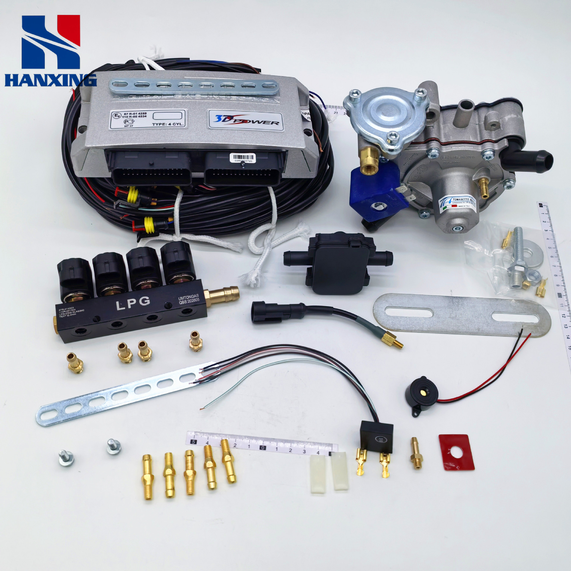 Four-Engine Digitronic 3D Fuel System Kit Electronic Components 3D Spray Rail Nordic Deceleration