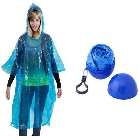 Factory supply ball poncho, ball raincoat, football poncho can print logo