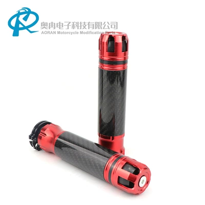 Motorcycle Handle Cover Huanglong Carbon Fiber Handle Cover - pvc-box-red