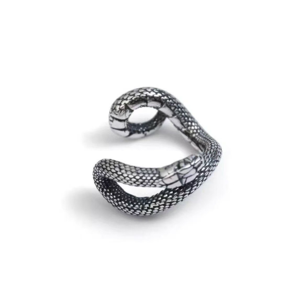 Retro clip de orejas de serpiente sin agujeros de orejas para hombres pendientes de orejas colgantes de nicho de alta calidad joyas personales transfronterizas