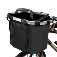 Foldable bike basket, bicycle basket, aluminum alloy front bag for bike, mountain bike accessories, foldable bike bag