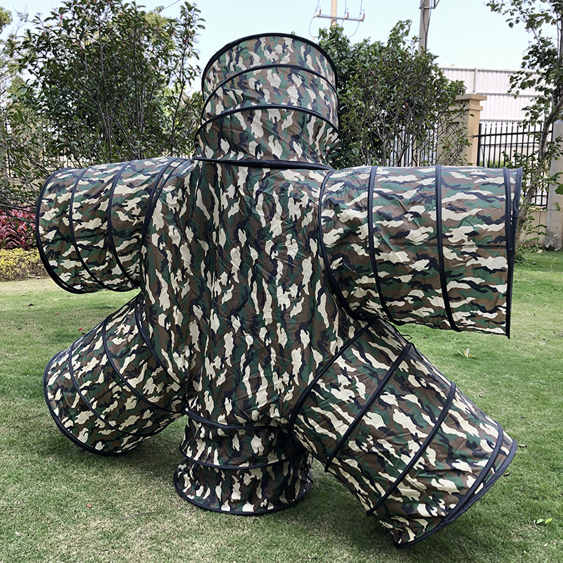 Camuflamiento túnel solar rastreo agujero de entrenamiento sensorial para niños arco iris bebé escalada juguetes de interior para bebés