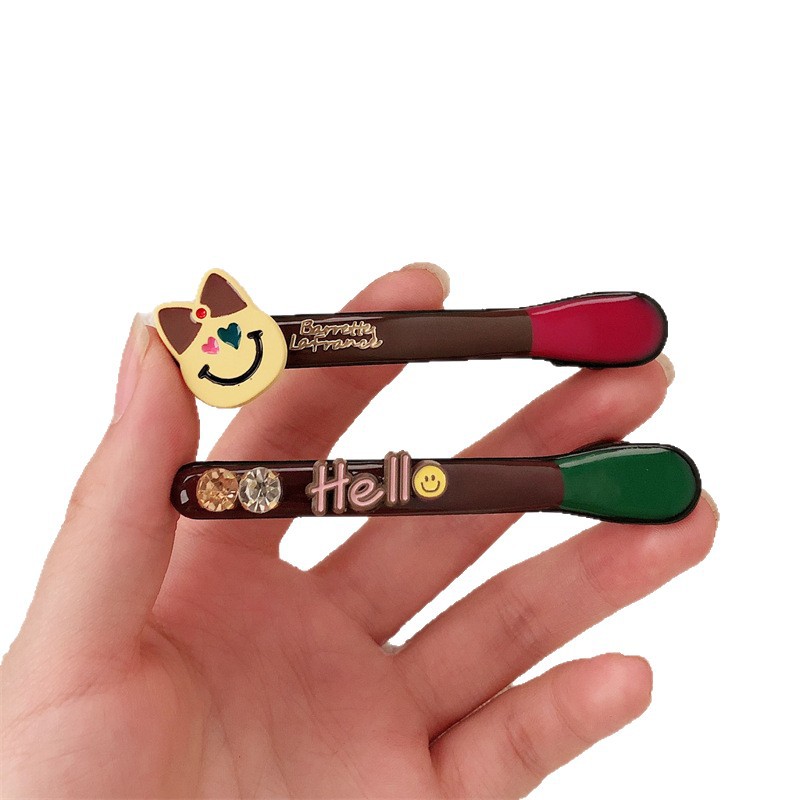 Coreano sin marcas clip para el cabello mujeres 2025 nuevo clip lateral de gama alta clip para el cabello frisa clip para el cabello pequeño clips de alta calidad