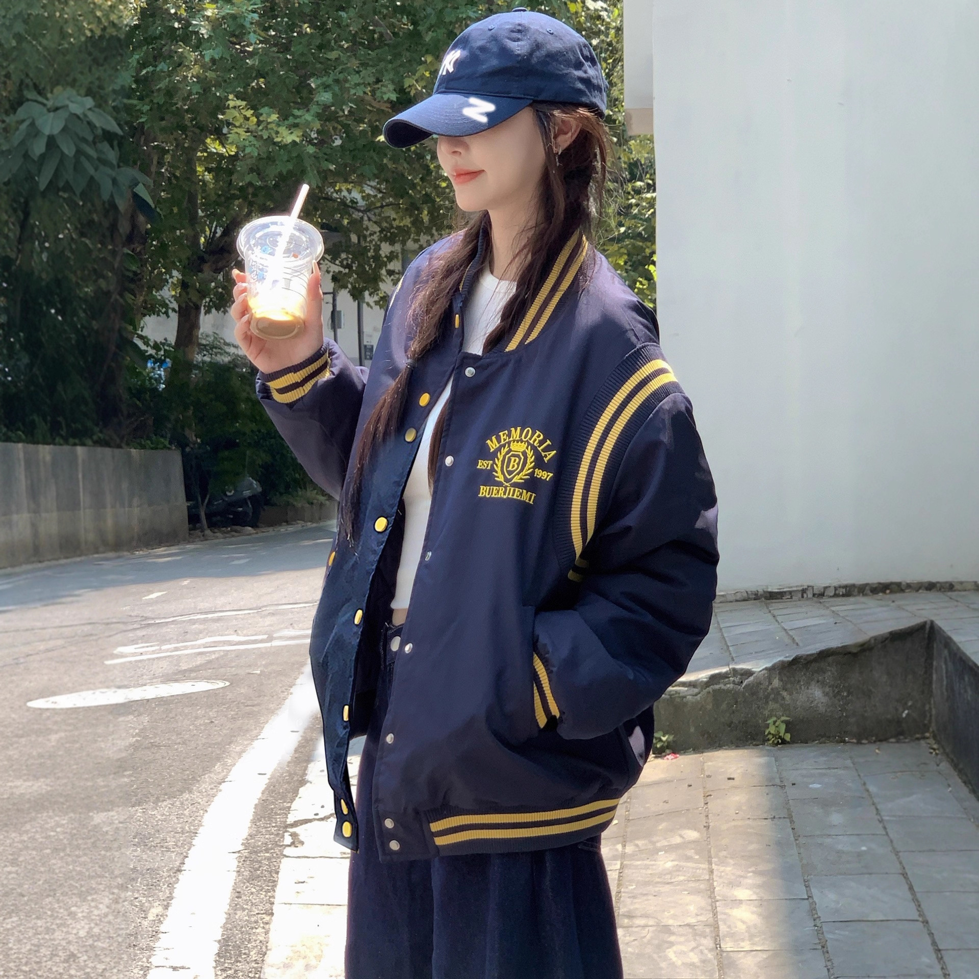 棒球服2025年新款冬季棉服女短款韩系学生小个子夹克棉衣棉袄外套