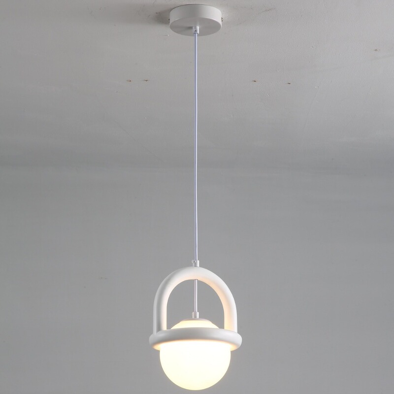 Creative Cartoon Basket Small Chandelier Cream Style Simple Bar Table Lamp Basket Small Chandelier Bedroom Kidsren's Lamp