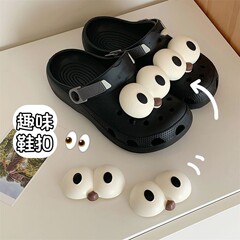 Fun Big Eyed Croc Shoes Accessories Cute Funny DIY Shoe Decoration Shoe Buckle Removable Shoe Flower Shoe Buckle