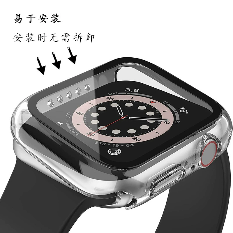 Apple, защитный стеклянный чехол для часов, корпус