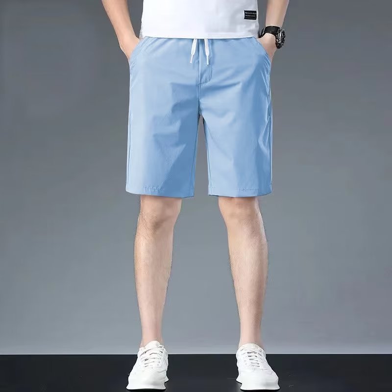 24 colores personalizados logotipo japonés pantalones cortos para hombres de verano delgados deportivos casuales sueltos ventilados para hombres