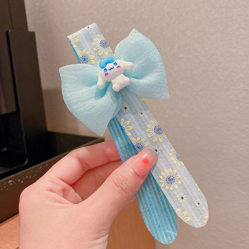 Niños nuevos velcro de dibujos animados para chicas pequeñas pegatinas de cabello para bebés de niñas pequeñas publicaciones de joyas de cabello para niñas Sanliogou