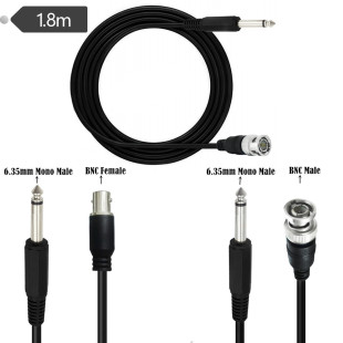 BNC��ĸ�D6.35mm 1/4Ӣ�繫�^���l��6.35mm����TS����BNC�B�Ӿ�