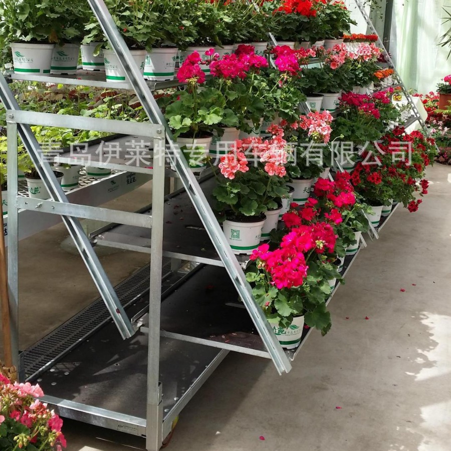 鲜花花店展示车 盆栽展示车展示架 鲜花盆栽陈列架 花店小推车