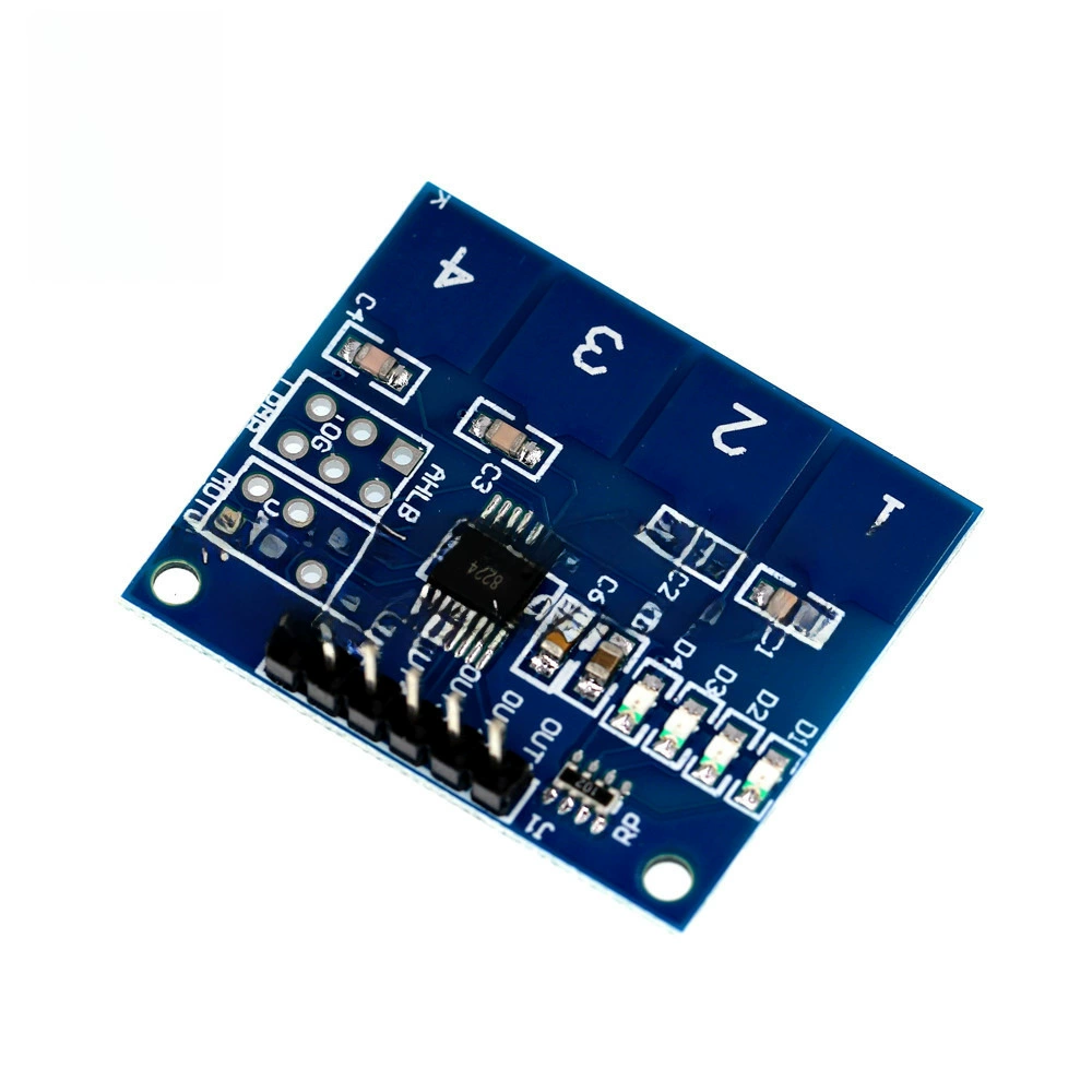 TTP224 4 конденсаторный сенсорный выключатель, цифровой сенсор SunlePhant Electronic Module