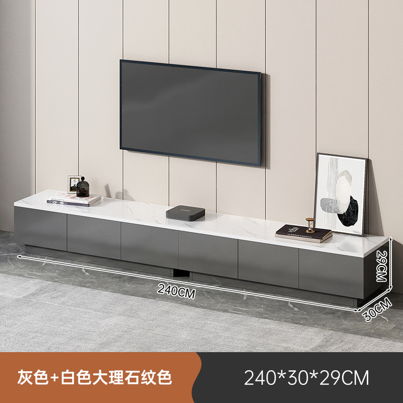 テレビの棚の組み合わせは現代的でシンプルなリビングルームの家庭用原木風収納ロッカーの小型タイプの床置きテレビのキャビネットです。