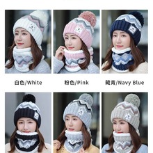 帽子女冬季韩版潮女士骑车加绒针织帽保暖月子帽百搭秋冬天毛线帽