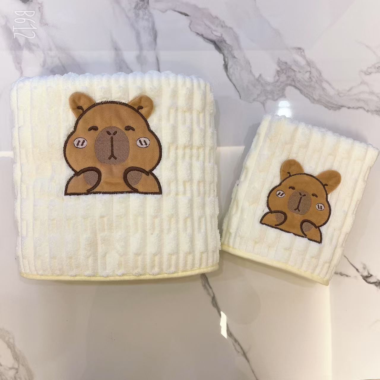 Juego de Toallas de Baño de Terciopelo de Coral, Absorbente y Antimicrobiano, para Baño y Hogar