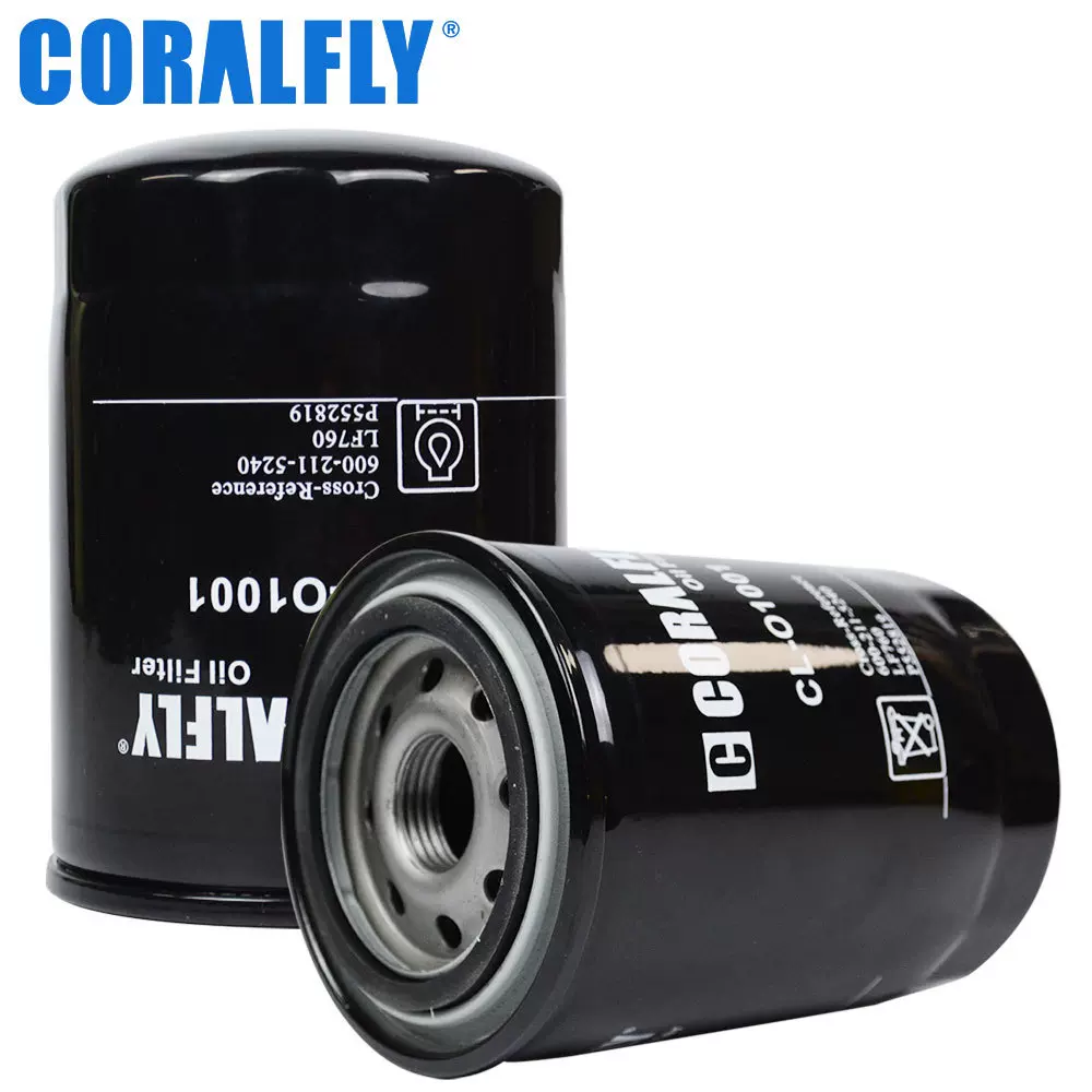 oem logo定制重型挖掘机发动机机油滤清器600-211-5240机油滤芯