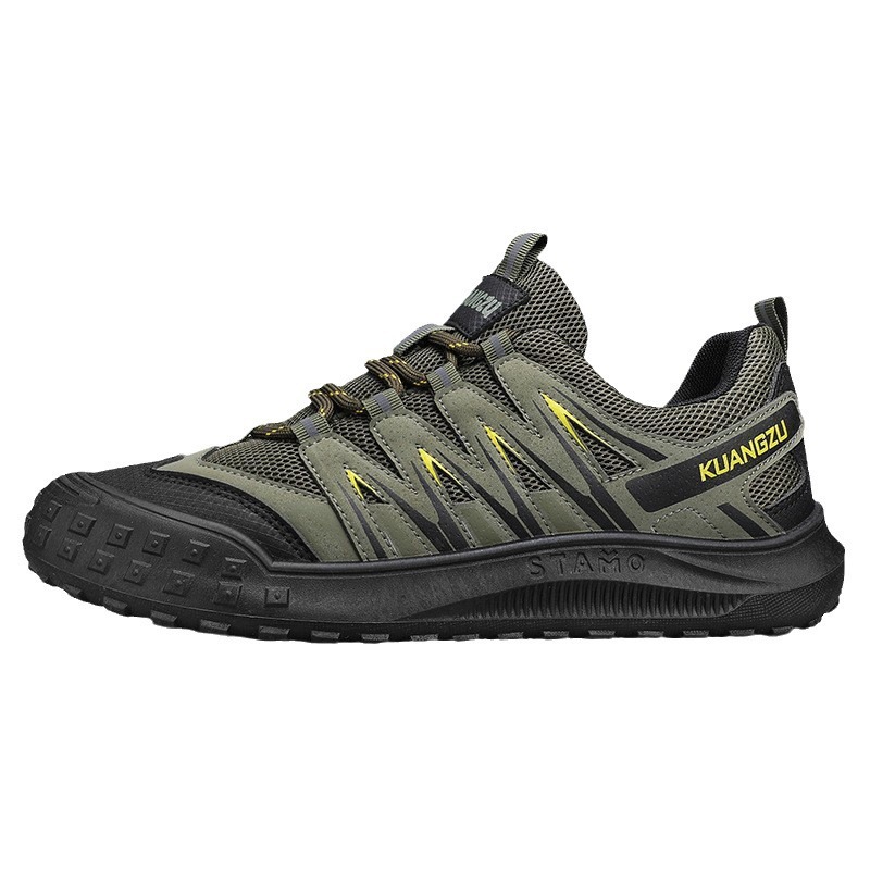 Zapatos de hombre de verano con suela gruesa, zapatos de moda al aire libre para hombres, zapatos de montaña para el trabajo, zapatos de protección laboral