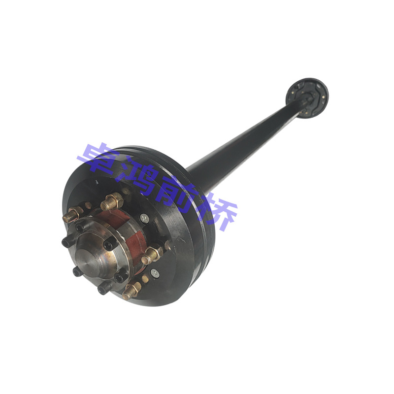 Heavy SUV trailer straight Bridge Assembly five-hole drum brake rear axle assembly load 4-10 tons RV load truck